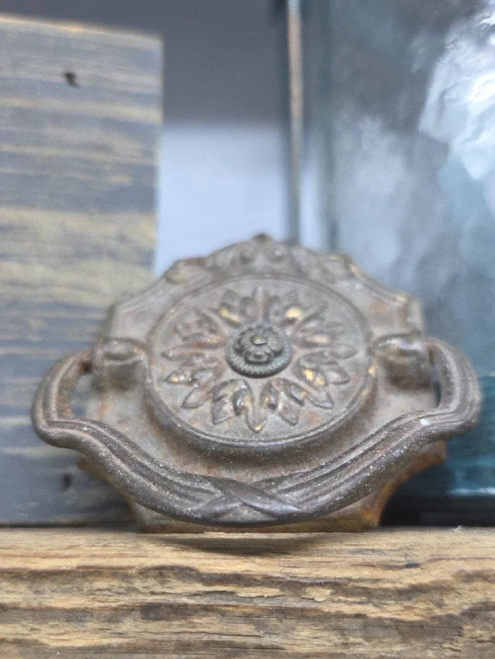 Vintage 1920's-30's Metal Drawer Pull